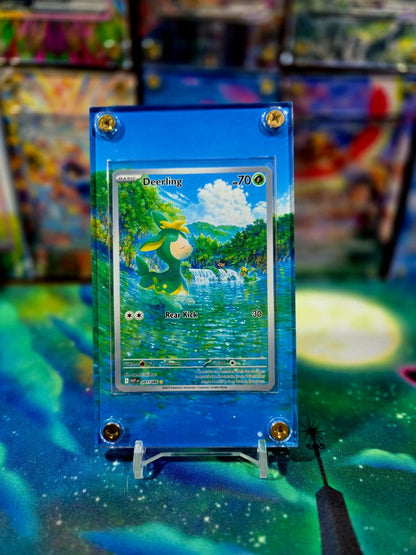 x2 Pokemon Deerling & Sawsbuck 091 092 IR White Flare Extended Art Case