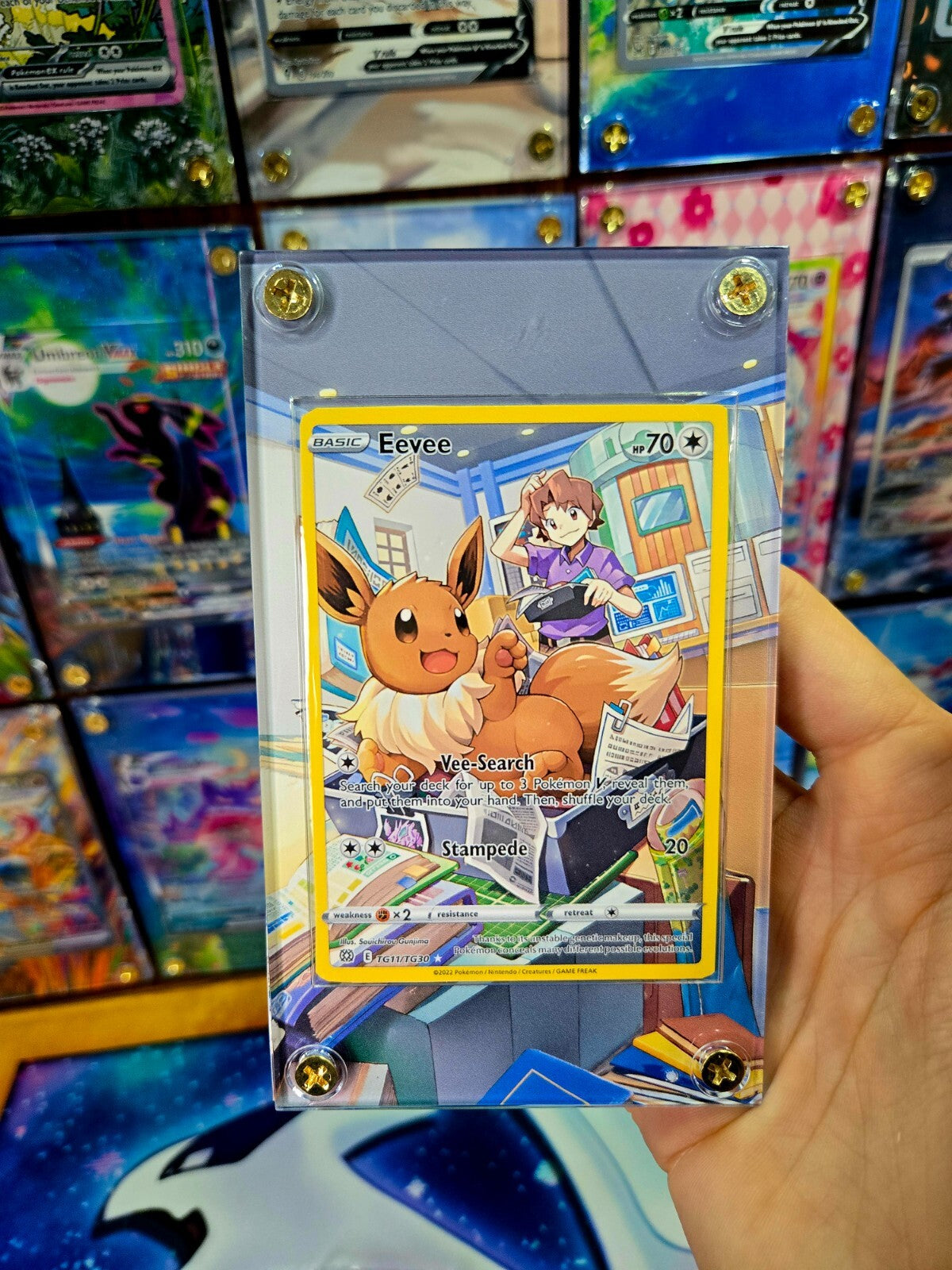 Pokemon Eevee TG11/TG30 Swsh09: Brilliant Stars Extended Artwork Custom Case