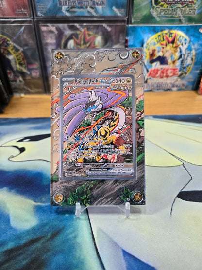 Pokemon Raging Bolt EX SIR 166/131 Prismatic Evolutions Custom Case