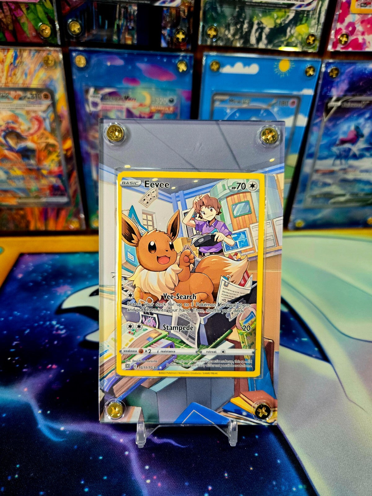 Pokemon Eevee TG11/TG30 Swsh09: Brilliant Stars Extended Artwork Custom Case