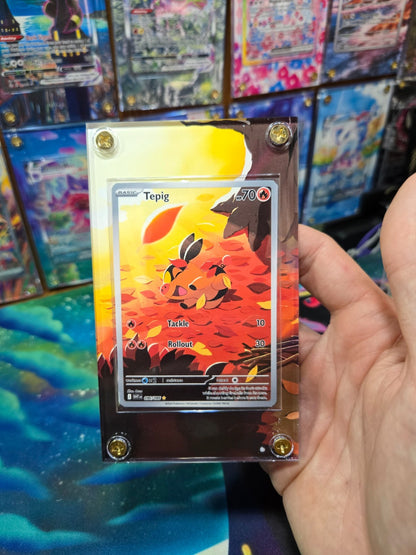 Pokemon Tepig 096/086 White Flare Extended Art Case
