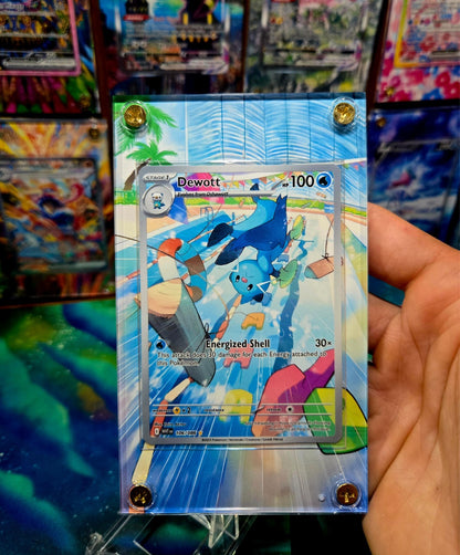 Pokemon Dewott IR 106/086 White Flare Extended Art Case