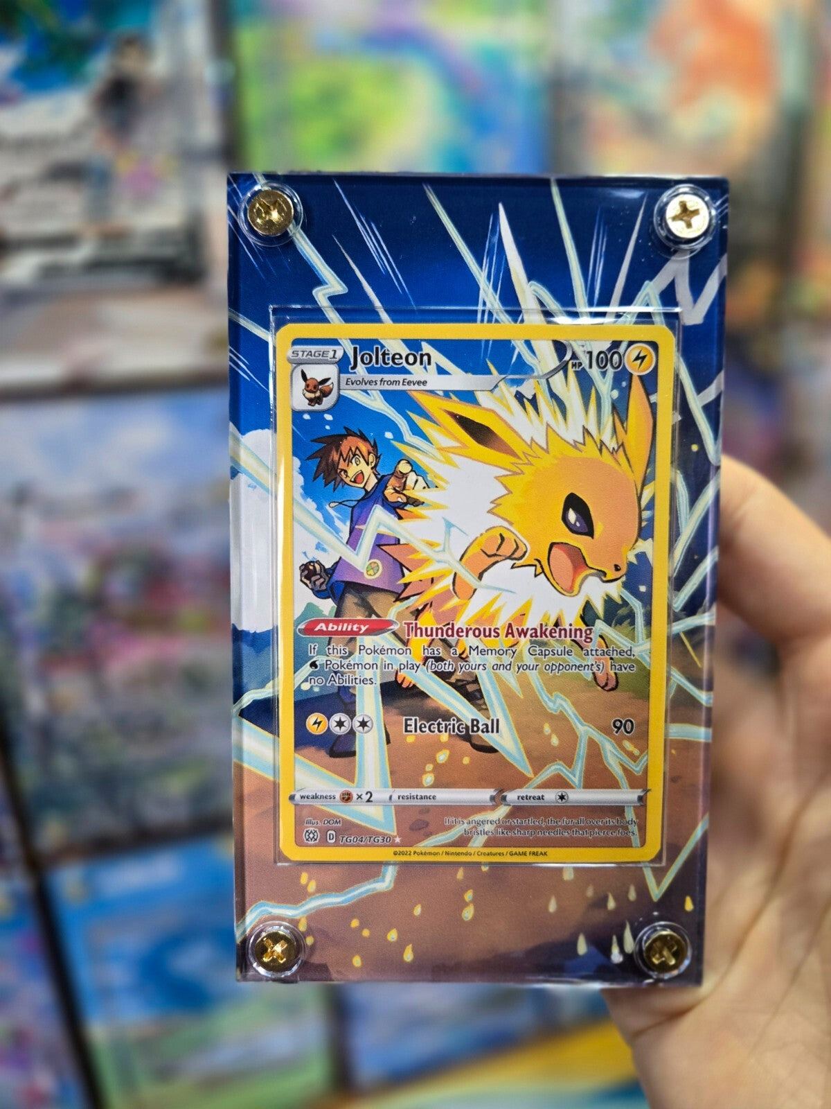 x4 Eevee Flareon Jolteon Vaporeon TG Brilliant Stars Extended Artwork Case