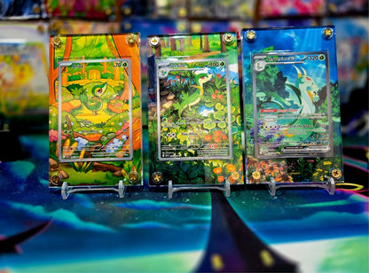 x3 Pokemon Snivy, Servine, Serperior EX SIR 167,087, 088 Black Bolt Extended Art