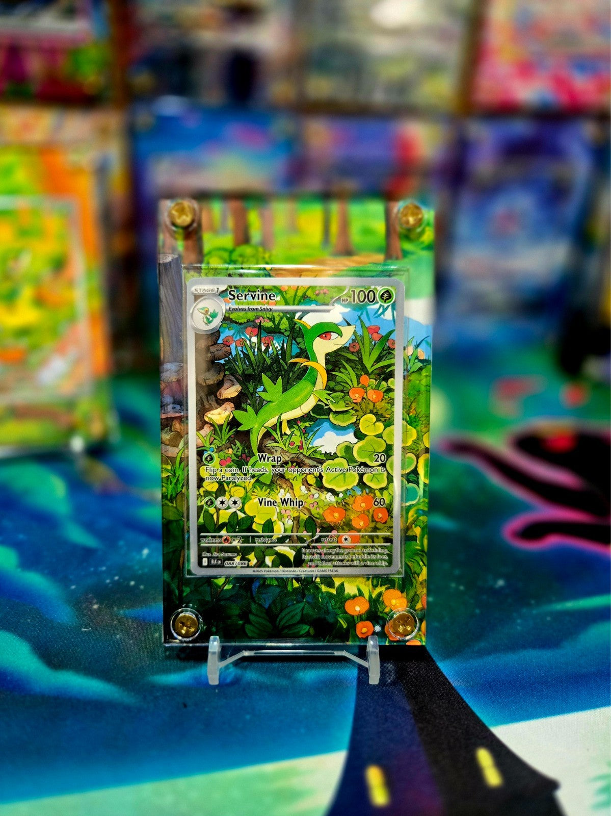 x3 Pokemon Snivy, Servine, Serperior EX SIR 167,087, 088 Black Bolt Extended Art