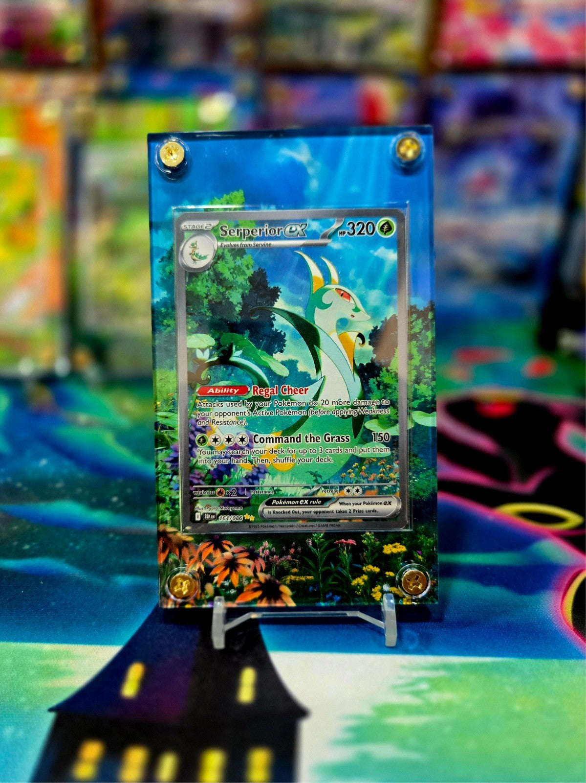 x3 Pokemon Snivy, Servine, Serperior EX SIR 167,087, 088 Black Bolt Extended Art