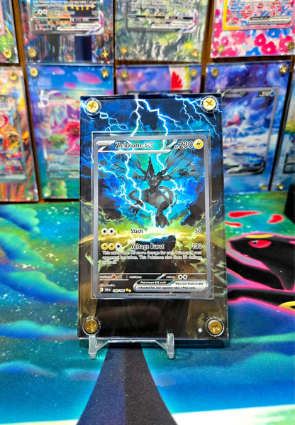 x2 Pokemon Zekrom EX & Reshiram EX 166 White Flare Extended Art Case