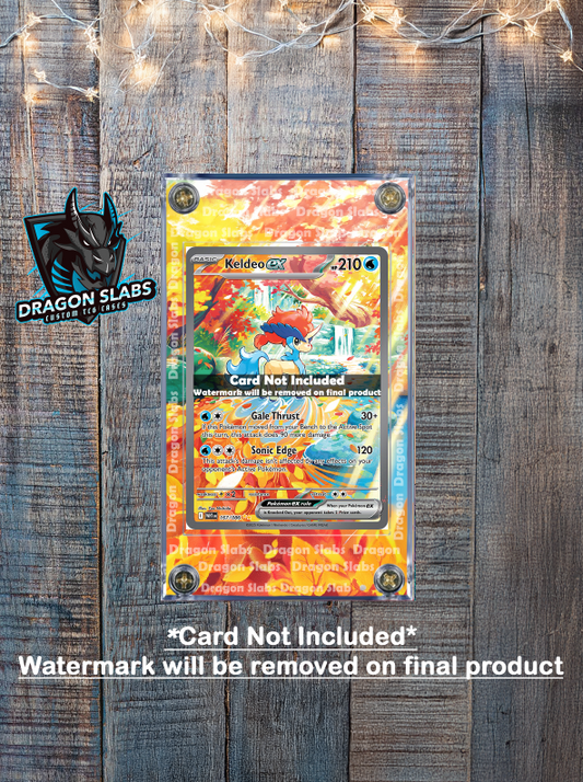 Pokemon Keldeo EX 167/086 White Flare Extended Art Case