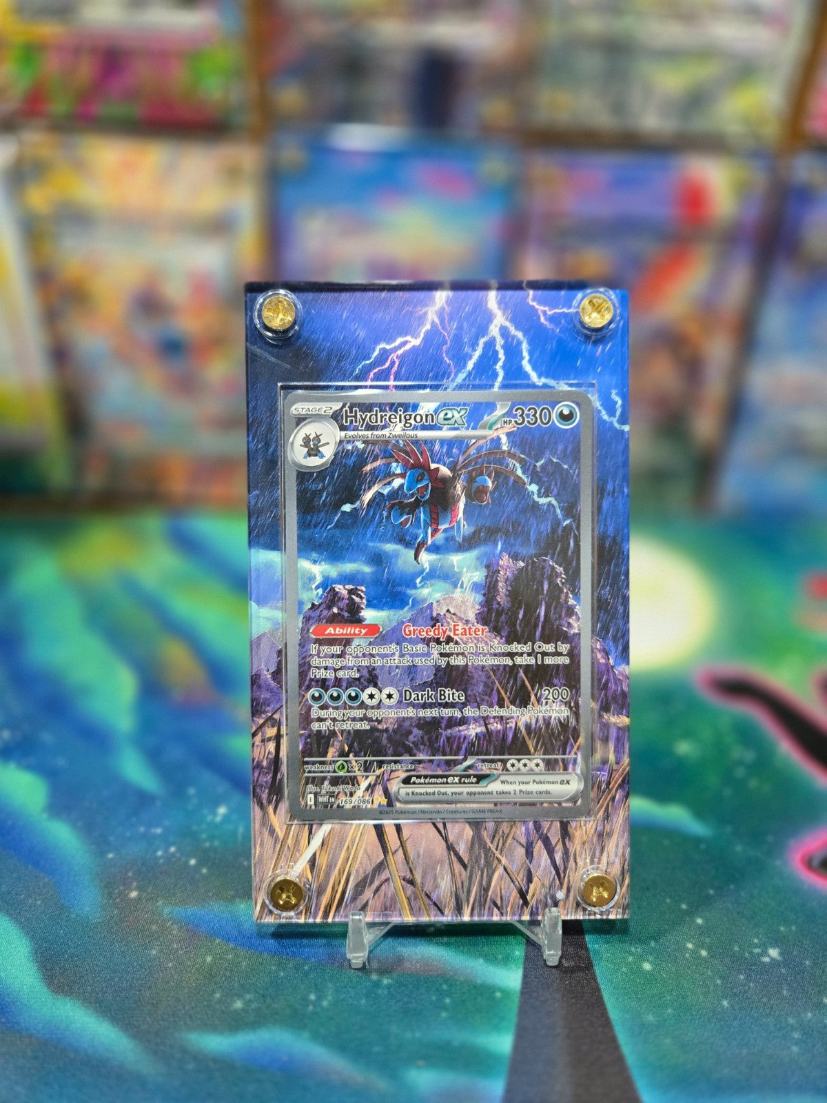Pokemon Hydreigon EX SIR 169/086 White Flare Extended Art Case