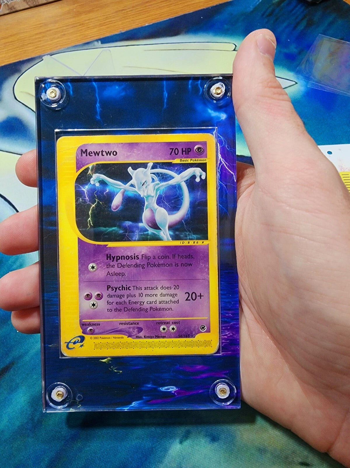 Pokemon Mewtwo Expedition 20 & 56 Custom Case Slab