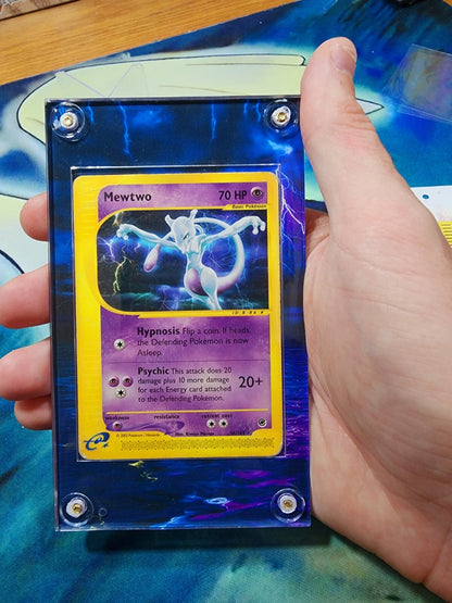 Pokemon Mewtwo Expedition 20 & 56 Custom Case Slab