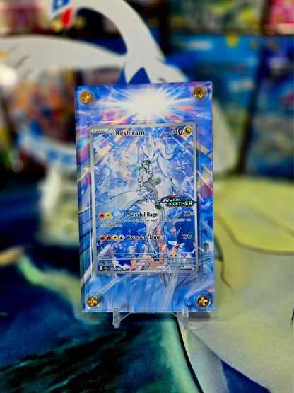 Pokemon N's Reshiram English 167/159 Journey Together Extended Art Custom Case