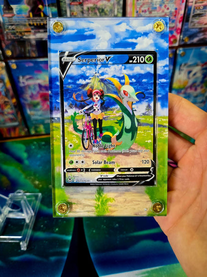 Pokemon Serperior V TG13/TG30  Silver Tempest Extended Art Case