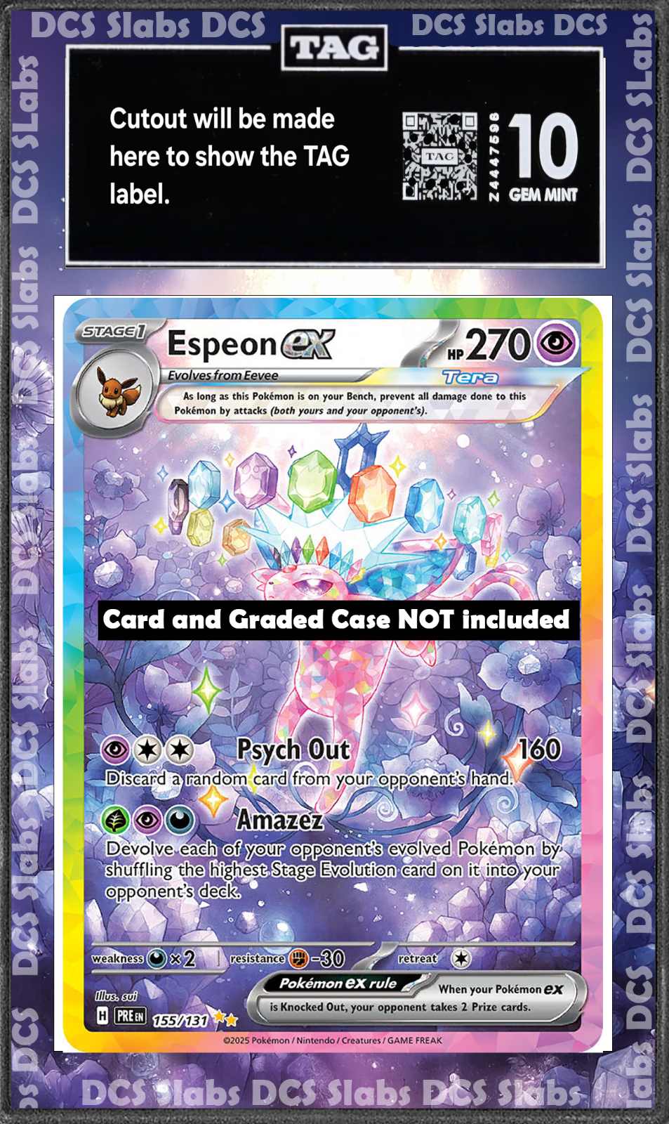 Espeon EX 155/131 SIR PSA BGS CGC TAG Extended Artwork Pokemon TCG