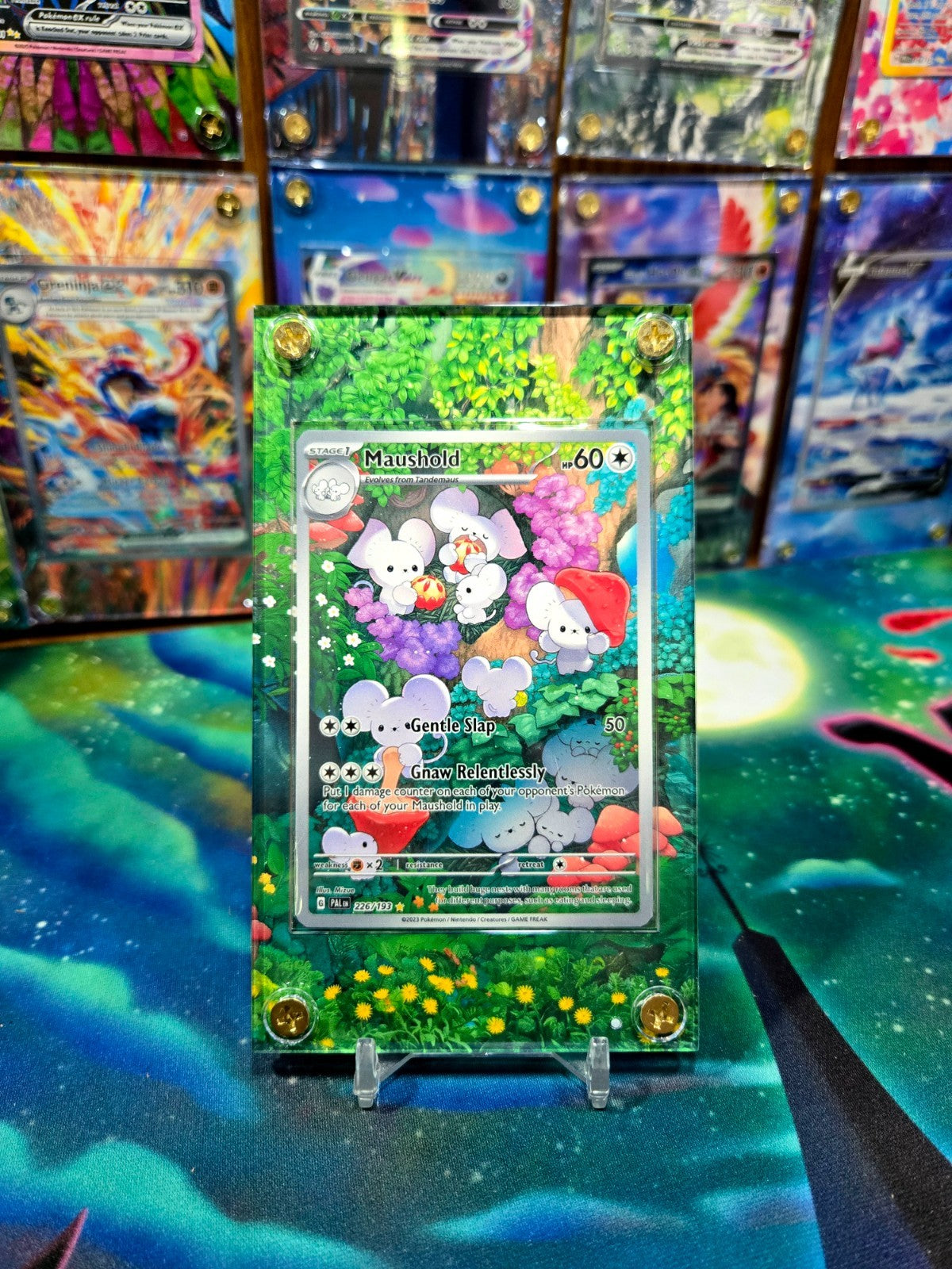 Pokemon Maushold 226/193 Sv02: Paldea Evolved Extended Art Case