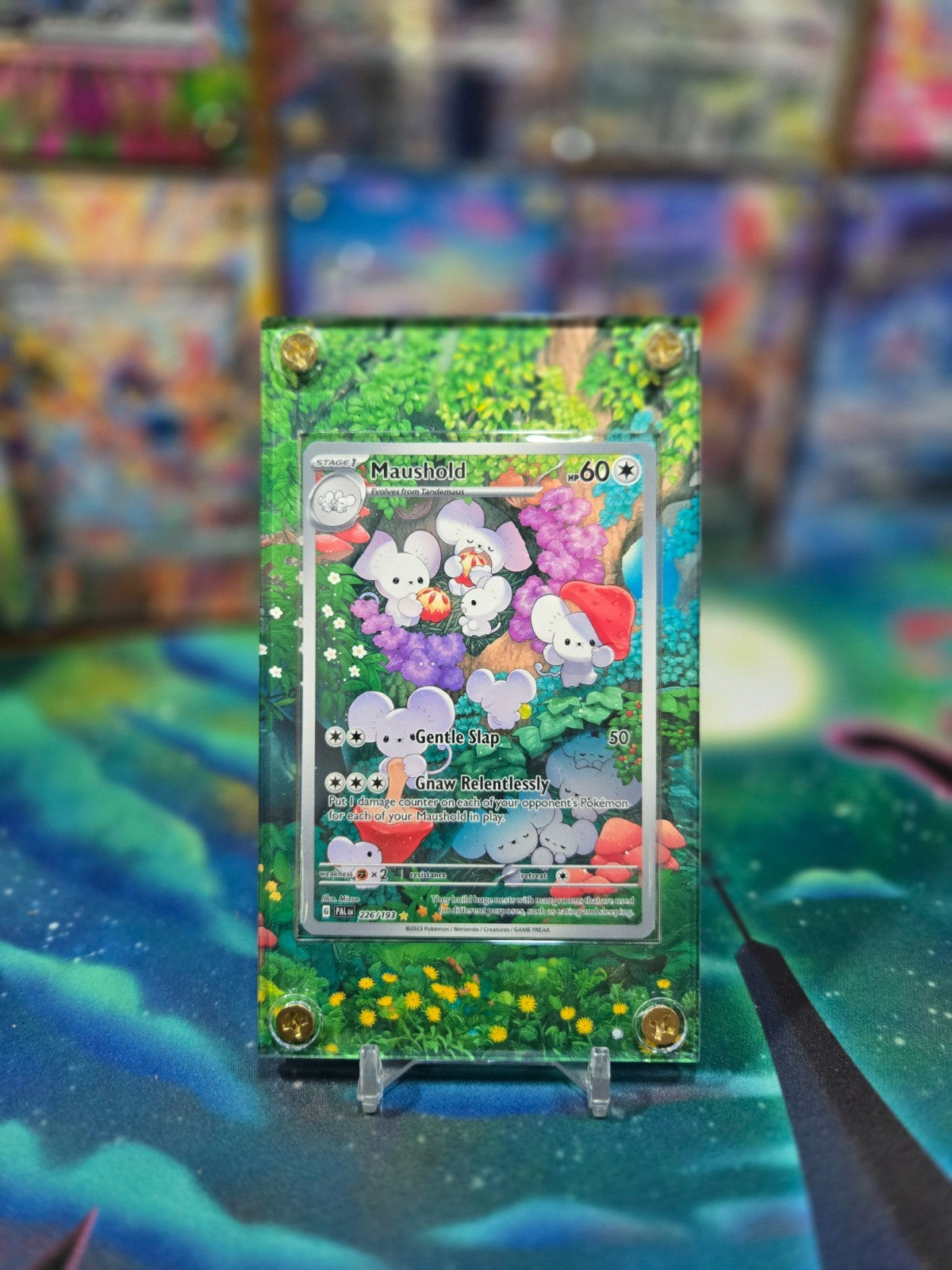 Pokemon Maushold 226/193 Sv02: Paldea Evolved Extended Art Case