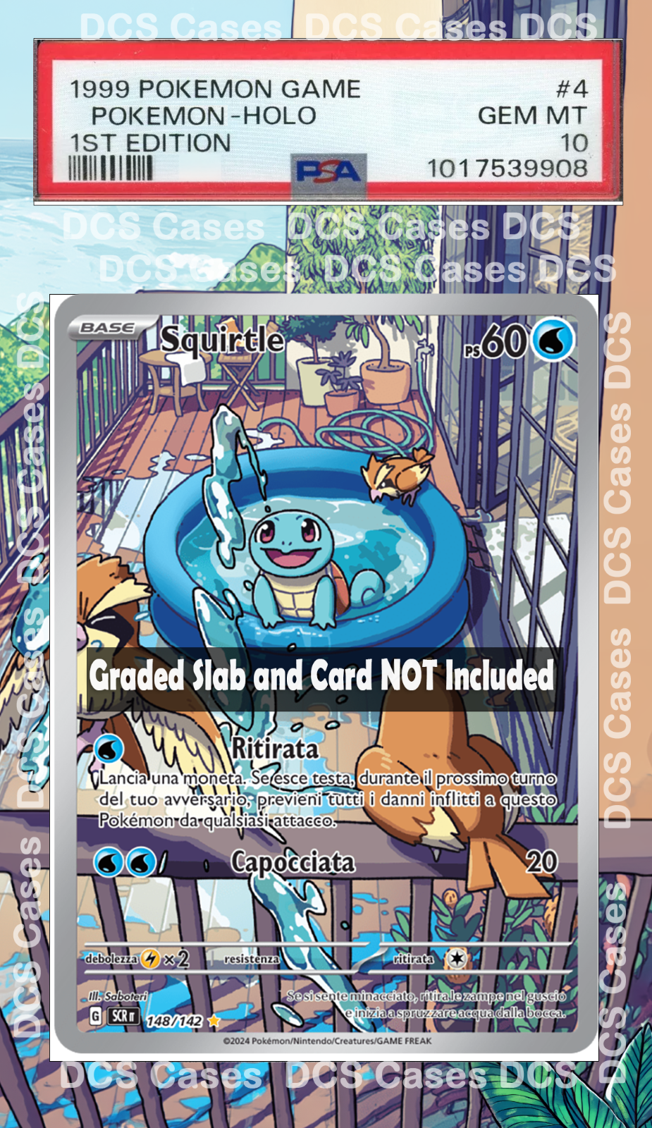 Squirtle 148/142 Stellar Crown PSA BGS CGC TAG Extended Artwork Pokemon TCG