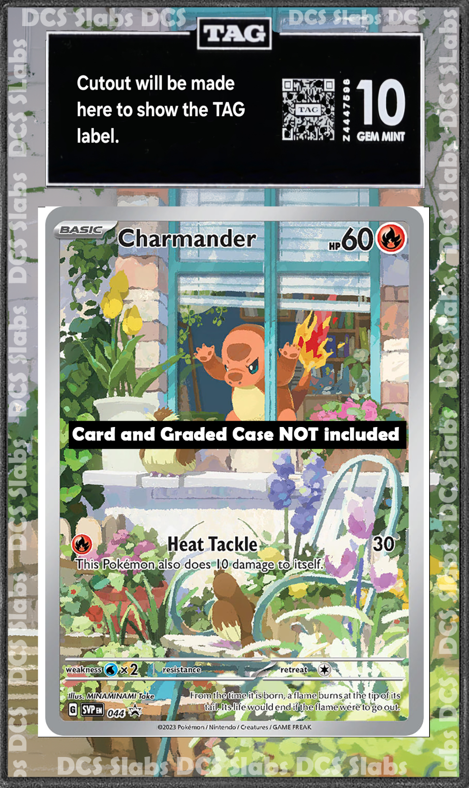 Charmander SVP044 Promo PSA BGS CGC TAG Extended Artwork Pokemon TCG