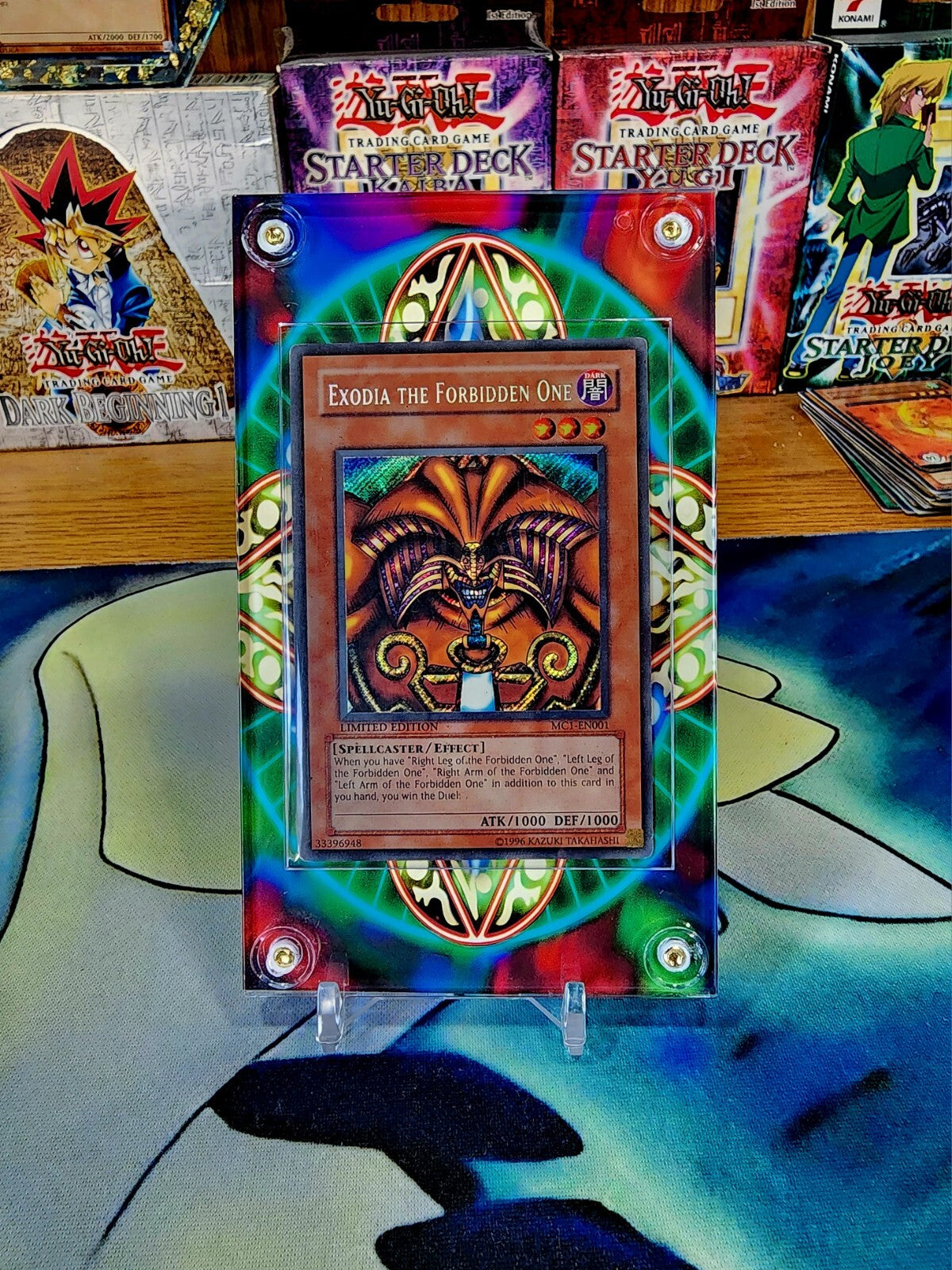 Yugioh Spellbinding Circle Exodia Custom Case Slab
