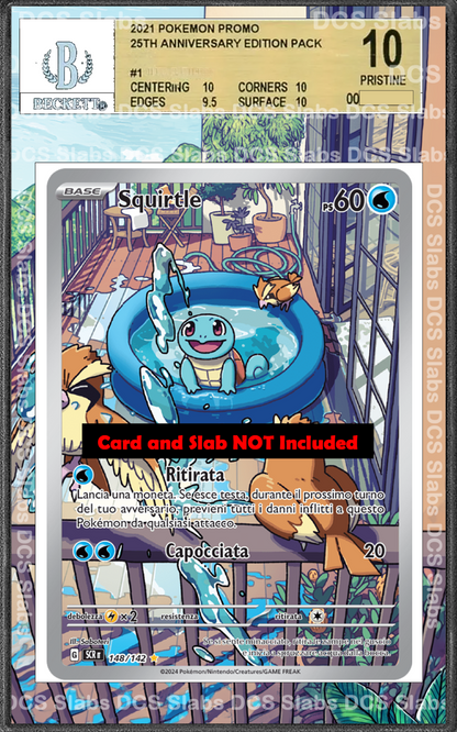 Squirtle 148/142 Stellar Crown PSA BGS CGC TAG Extended Artwork Pokemon TCG