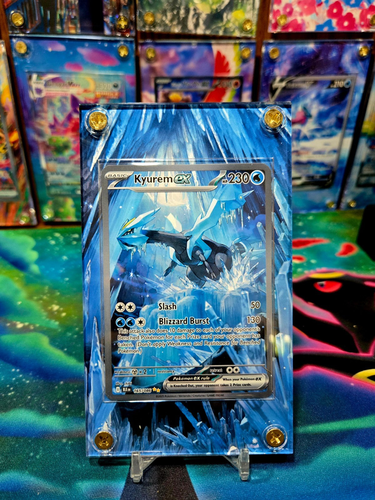 Pokemon Kyurem EX 165/086 SIR Black Bolt Extended Art Case