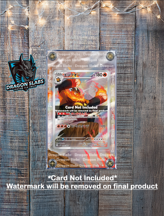 Pokemon Emboar AR 098/086 White Flare Extended Art Case