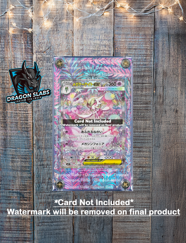 Pokemon Mega Gardevoir EX SAR 087/063 Mega Symphonia Extended Art Custom Case
