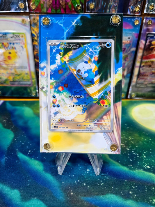 Pokemon Oshawott AR 102/086 White Flare Extended Art Case