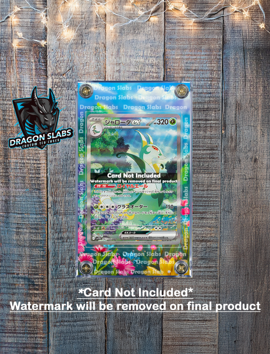 Pokemon Serperior ex SAR 167/086 Black Bolt Extended Art Case