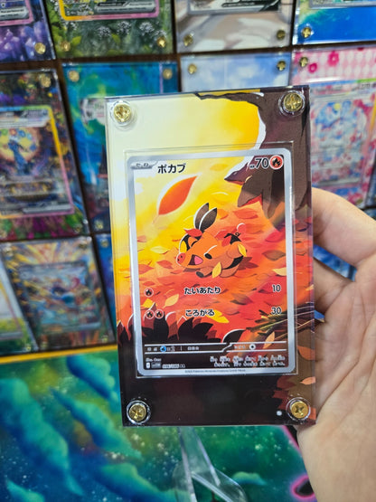 Pokemon Tepig AR 096/086 White Flare Extended Art Case