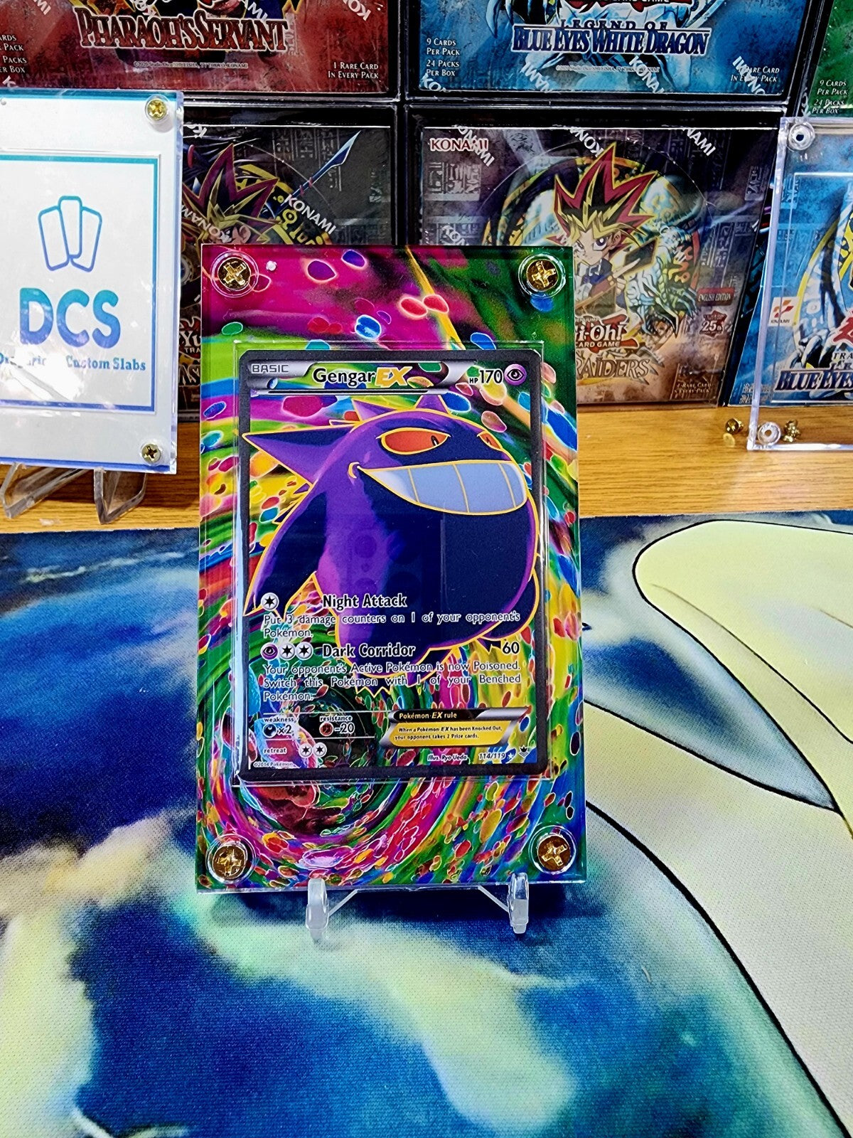 Pokemon Gengar EX 114/119 Phantom Forces Custom Case Slab