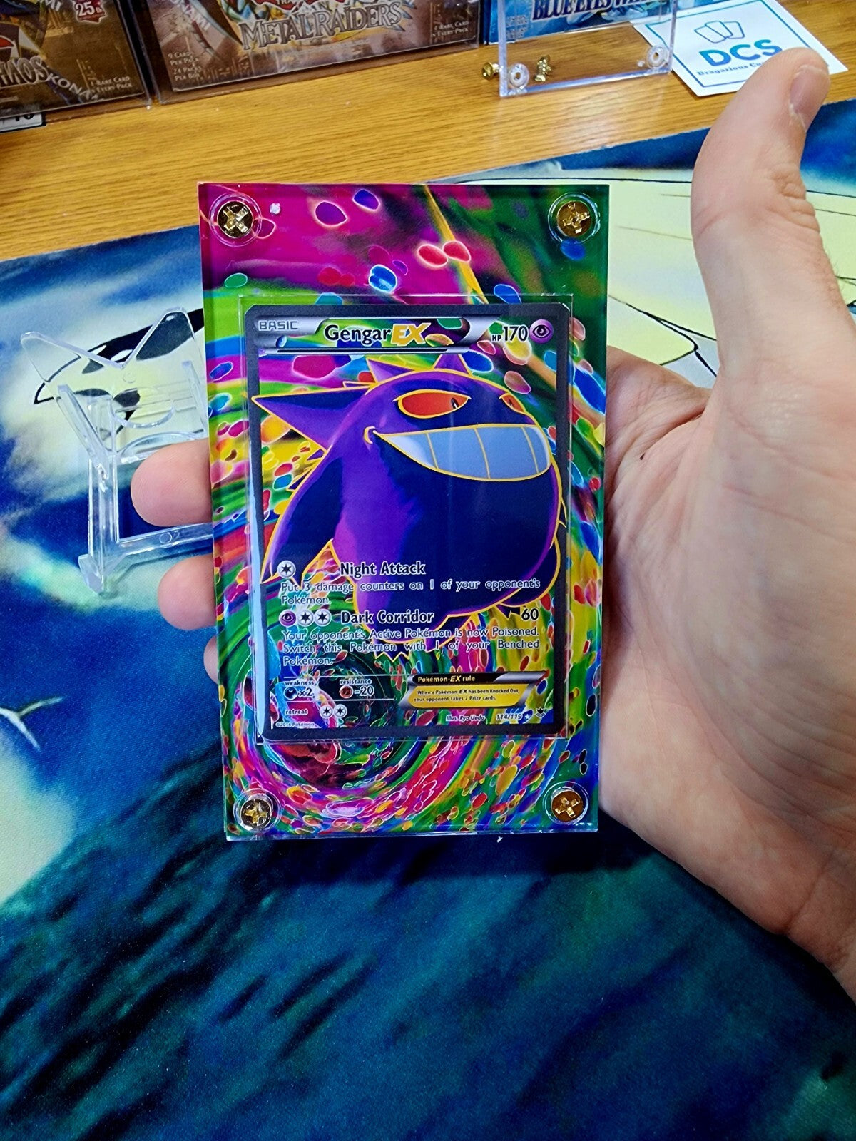 Pokemon Gengar EX 114/119 Phantom Forces Custom Case Slab
