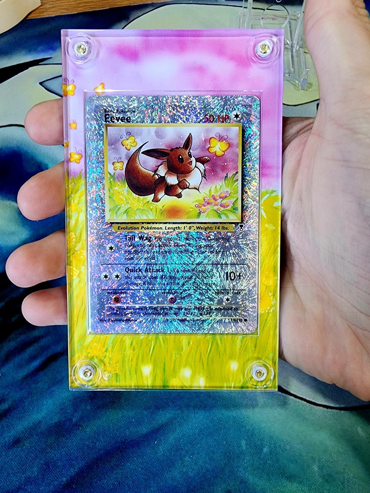 Pokemon Eevee 51/64 Jungle Custom Display Case Slab