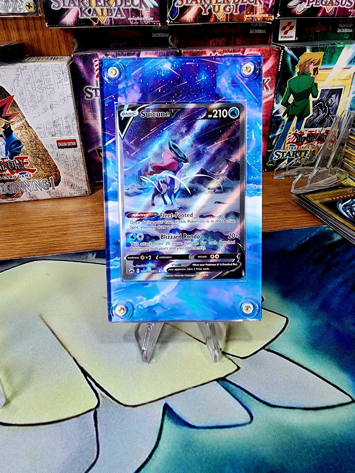 Pokemon Suicune Entei Raikou V GG38 GG36 GG41Crown Zenith Custom Display Case