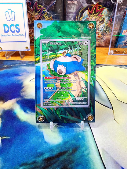 Pokemon Snorlax SVP051 Promo Pokemon 151 Custom Case Slab