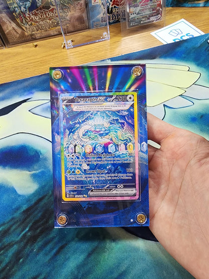 X2 Pokemon Terapagos EX & Garvantula SIR Stellar Crown Card Custom Case 170/142 168/142