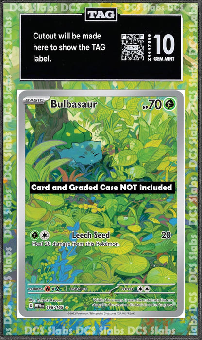 Bulbasaur 166/165 PSA bgs CGC tag Extended Artwork Pokemon 151