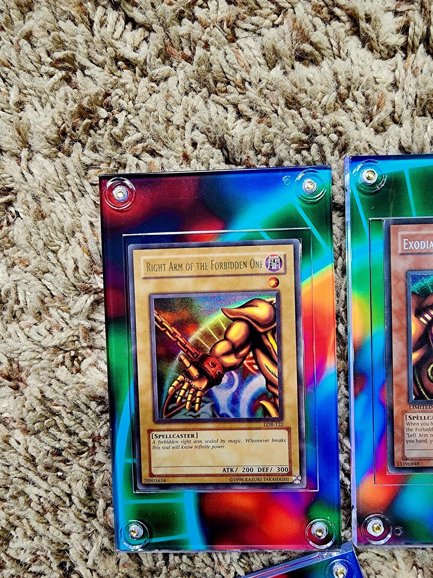 X5 Yugioh Spellbinding Circle Exodia Custom Cases