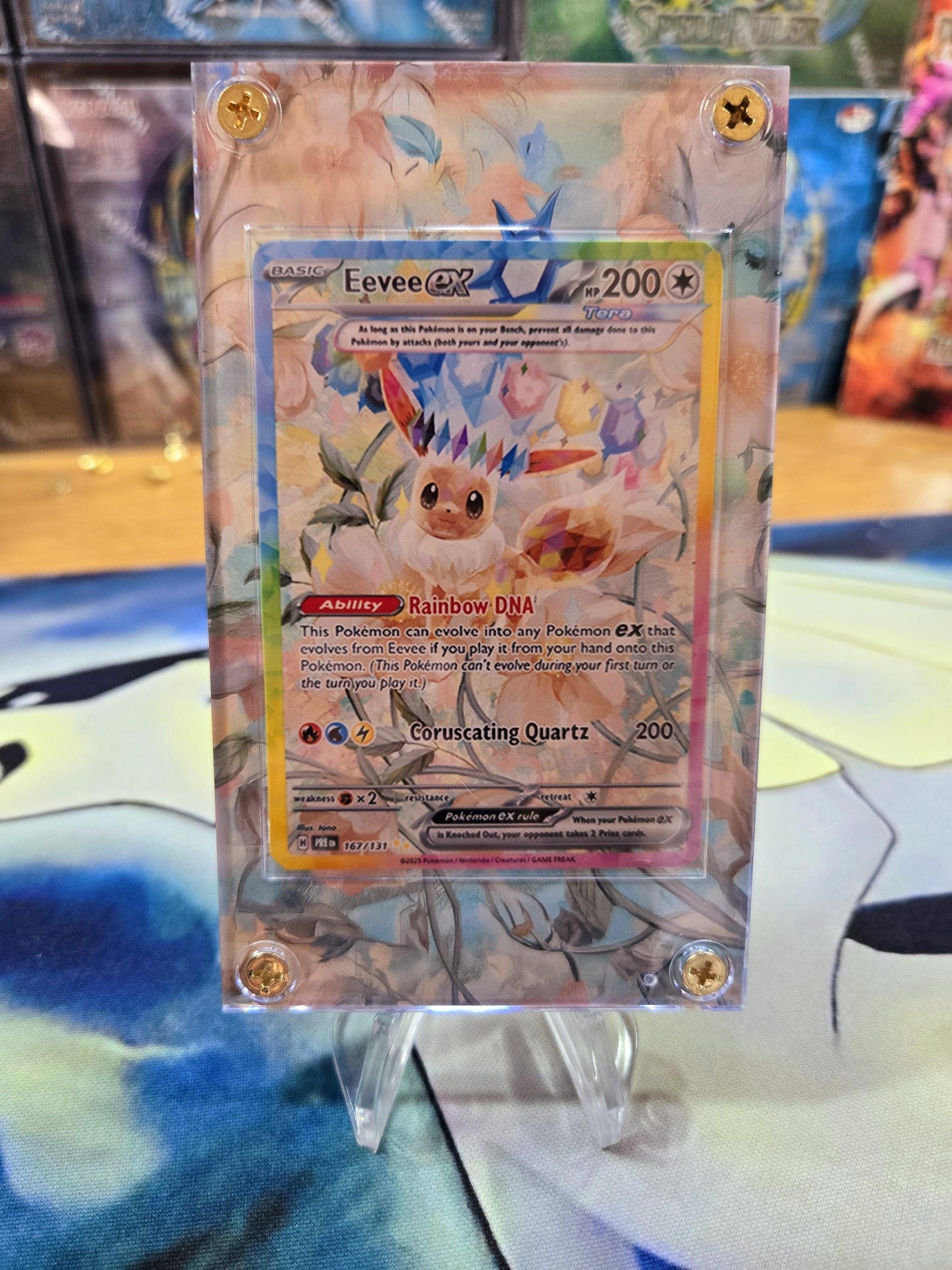 Pokemon Eevee EX SIR 167/131 Prismatic Evolutions Custom Case