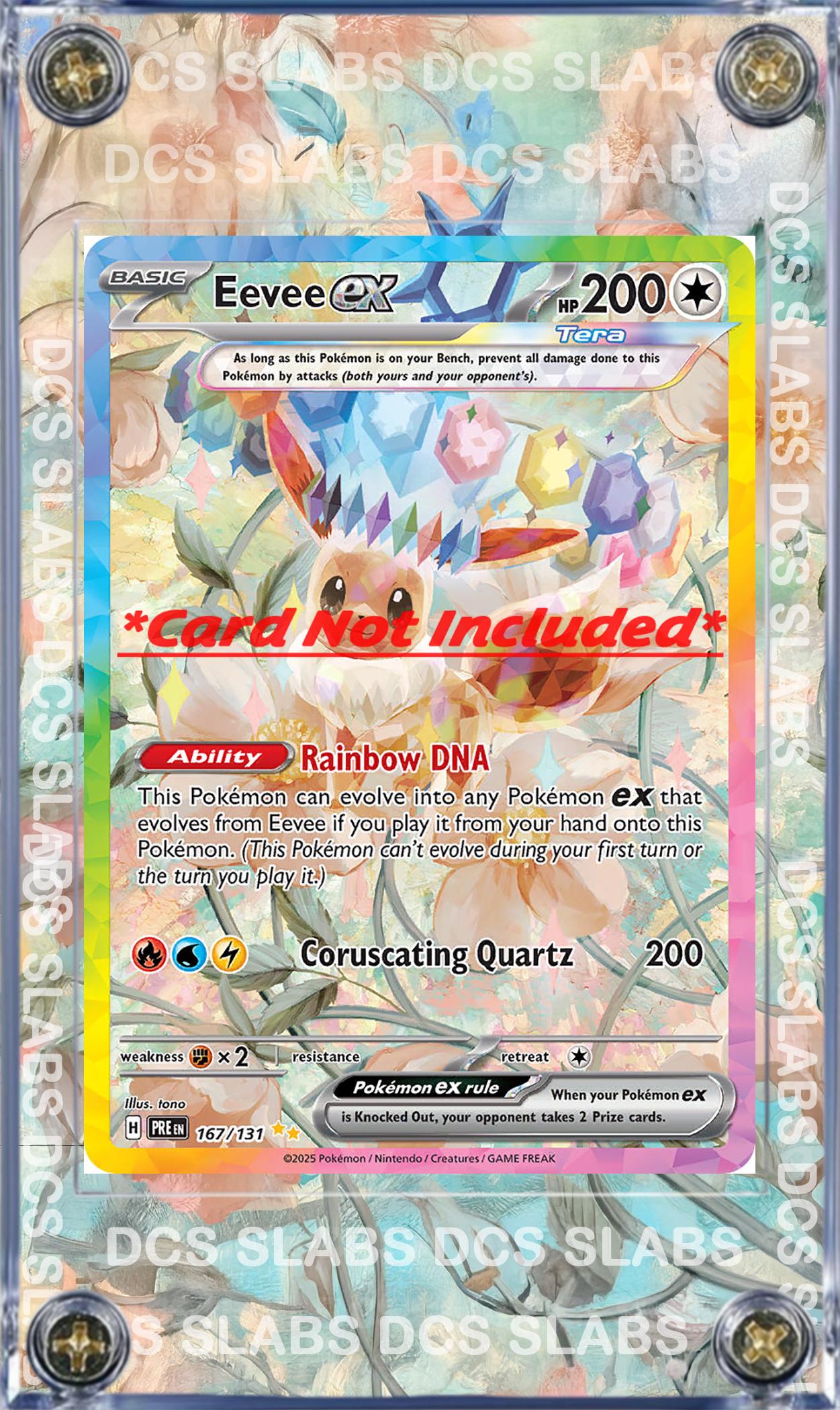 Pokemon Eevee EX SIR 167/131 Prismatic Evolutions Custom Case