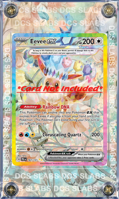 Pokemon Eevee EX SIR 167/131 Prismatic Evolutions Custom Case