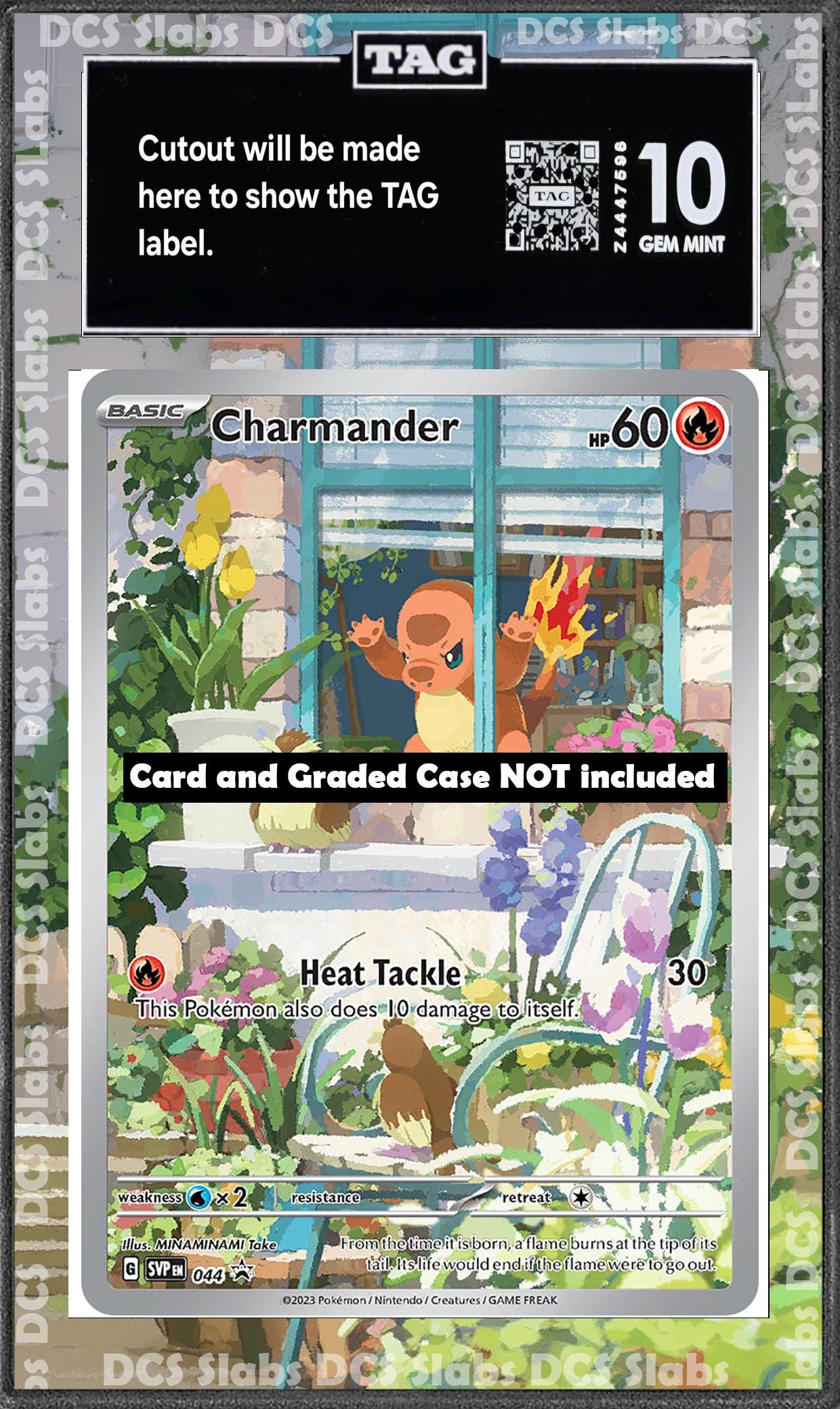 Charmander SVP044 Promo PSA bgs CGC tag Extended Artwork Pokemon Obsidian Flames