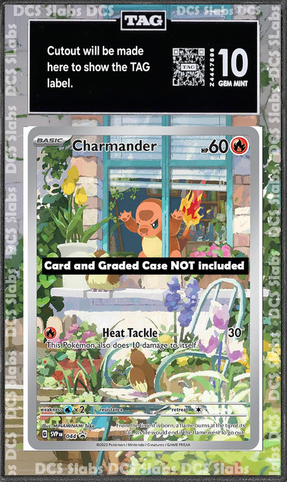 Charmander SVP044 Promo PSA bgs CGC tag Extended Artwork Pokemon Obsidian Flames