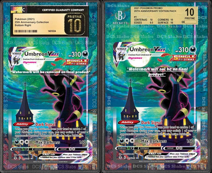 Umbreon VMAX Alt Art 215/213 CGC BGS Display Extend Art for Graded Pokemon Slab Evolving Skies Moonbreon