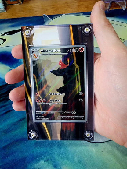 Pokemon Charmander, Charmeon, Charizard 151 Custom Display Cases