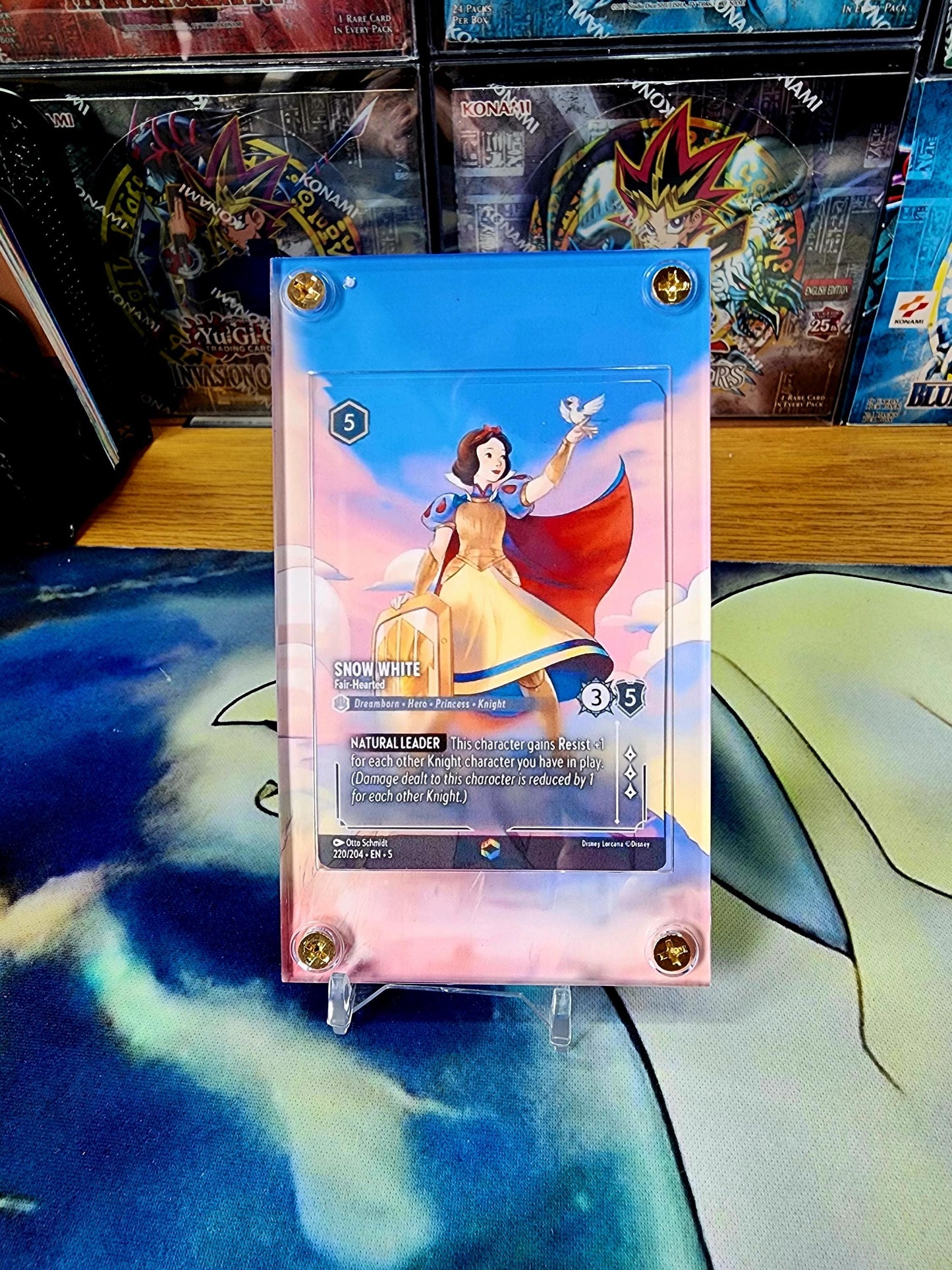 Disney Lorcana Shimmering Skies Snow White Fair-Hearted 220/204 Enchanted Chapter 5 Custom Case
