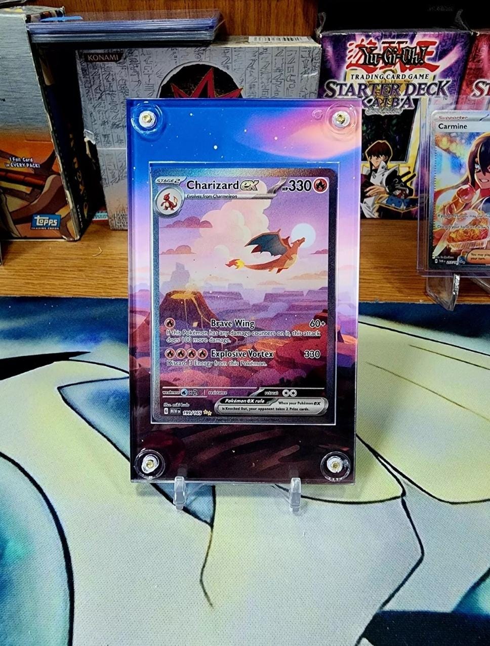 Pokemon Mew 151 Promo SVP 053 Custom Display Case