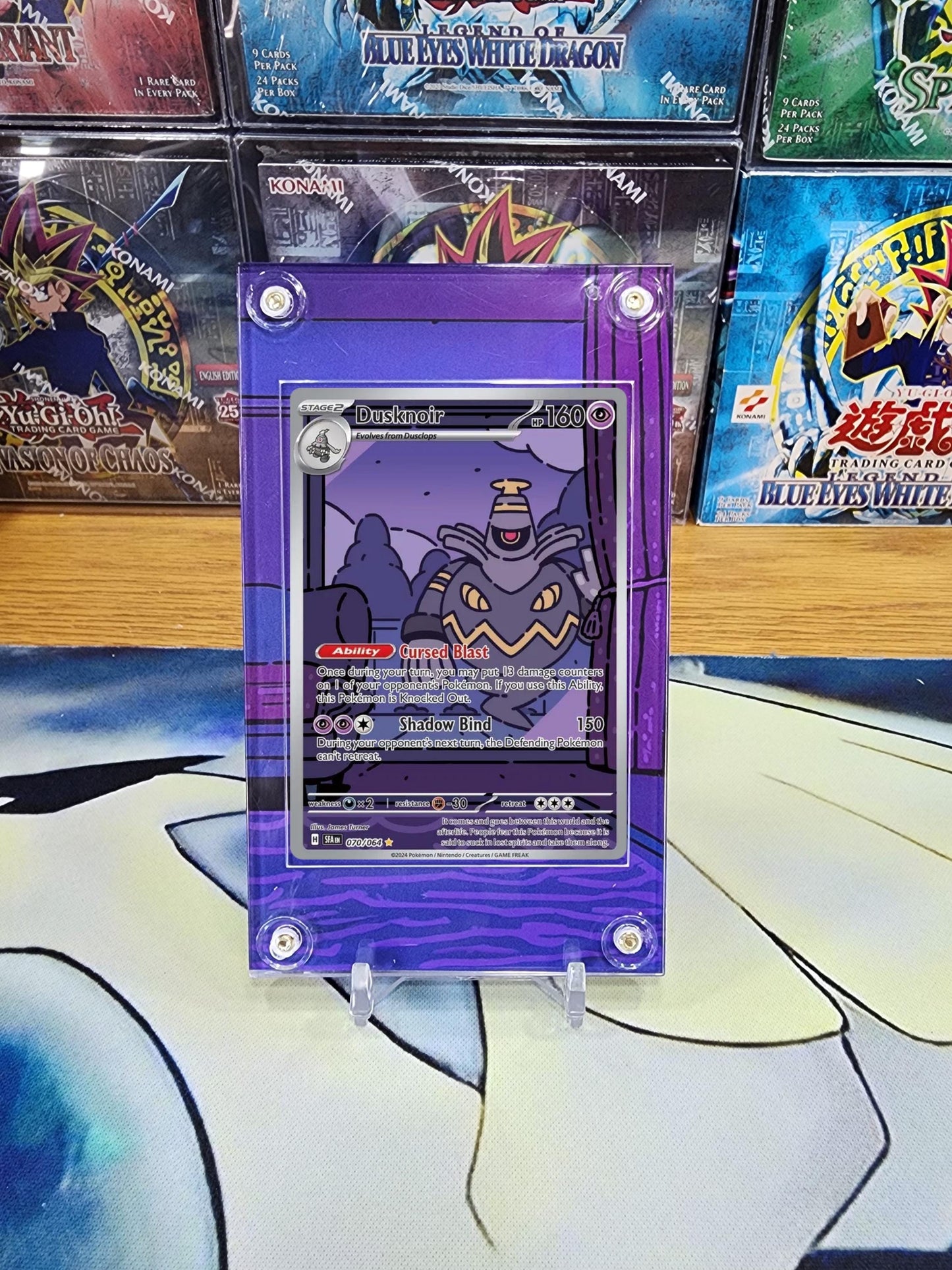X3 Pokemon Duskull Dusclops Dusknoir IR 068,069,070 Shrouded Fable Custom Cases