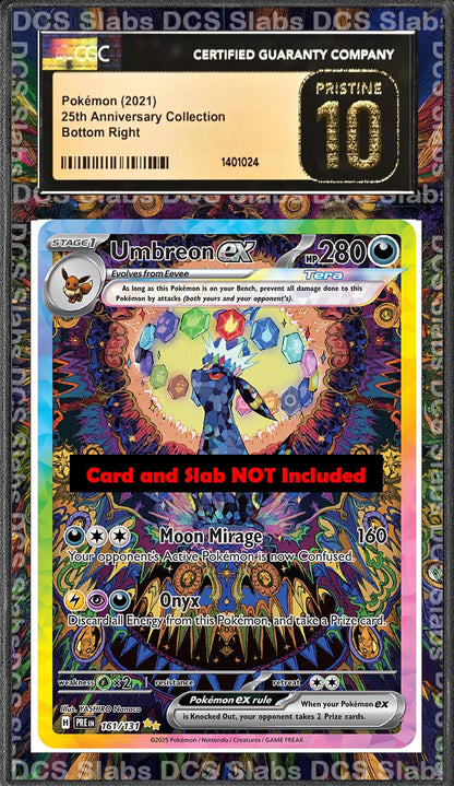 Umbreon Ex SIR 161/131 PSA Bgs Cgc Tag Extended Artwork Pokemon TCG Prismatic Evolutions