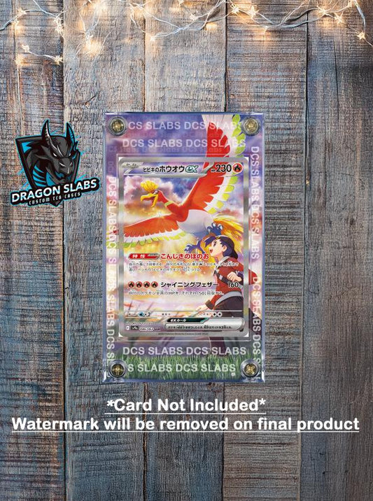 Pokemon Ethan's Ho-Oh ex SAR 086/063 Heat Wave Arena Extended Art Custom Case